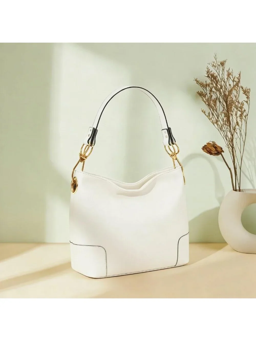 Stylish Hobo Bag for Women | Top Handle Satchel Shoulder Purse | Bucket Handbag